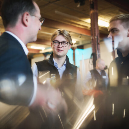 Mann auf dem HHL Career Day