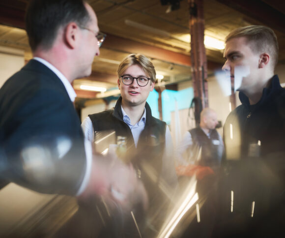 Mann auf dem HHL Career Day