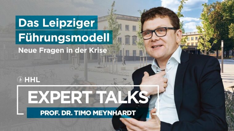 HHL Expert Talk Timo Meynhardt Leipzig Führungsmodell