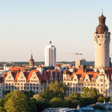 Skyline of Leipzig
