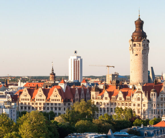 Skyline of Leipzig