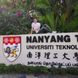 Jan Schrempf gaining abroad experience at NTU in Singapore