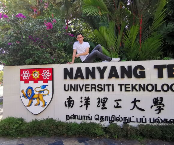 Jan Schrempf gaining abroad experience at NTU in Singapore
