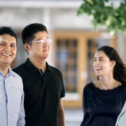 Group of HHL Students talking to each other