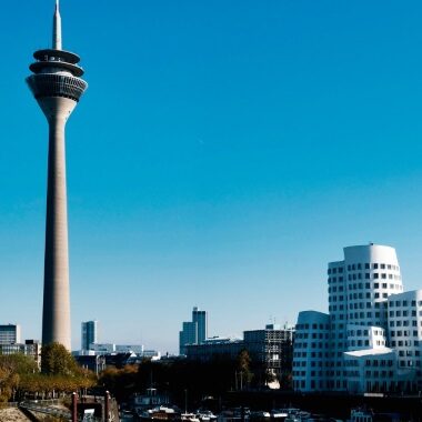 kyline of Düsseldorf
