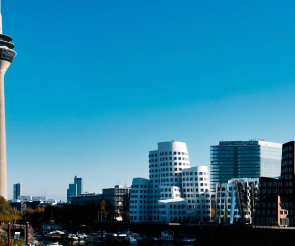 ein Bild vom Medienhafen Düsseldorf
