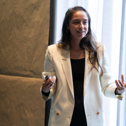 Women on stage at HHL Entrepreneurshipweek