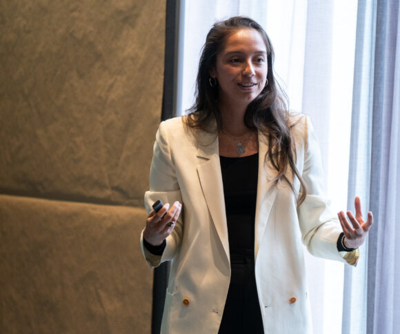 Women on stage at HHL Entrepreneurshipweek