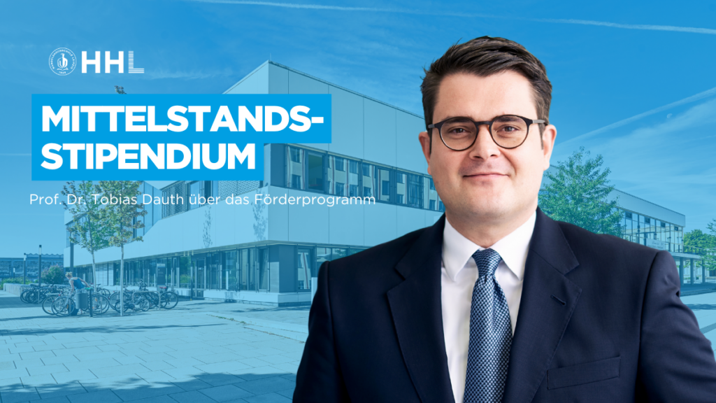 Thumbnail zum Video über das Mittelstandsstipendium von Prof. Dr. Tobias Dauth.