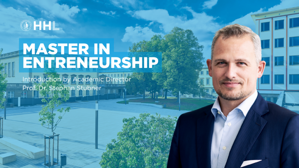 Thumbnail for the video Master in Entrepreneurship Introduction