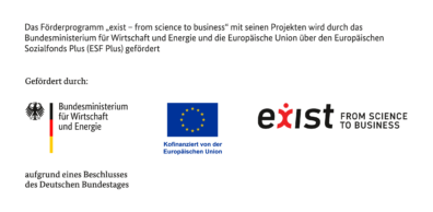 Logo-Kombination für die Förderung durch BMWK und exist