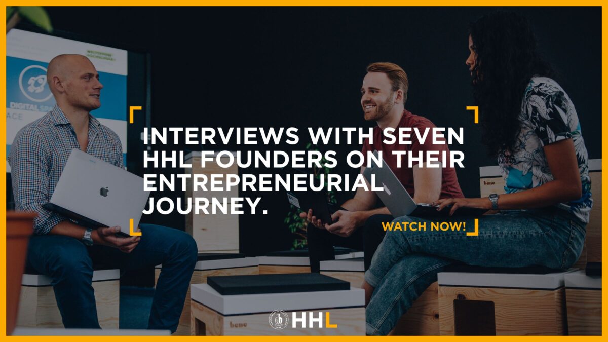 Thumbnail: Interviews with seven HHL founders on their entrepreneurial journey.