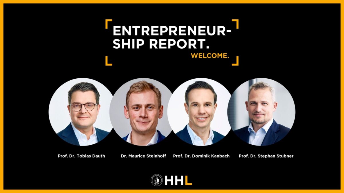Welcome Video HHL Entrepreneurship Report
