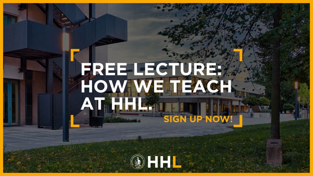 Free Lecture: How we tech at HHL
