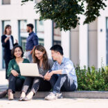 A portrait of Full-time MBA students on the HHL campus.