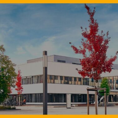 HHL Campus Leipzig during autumn