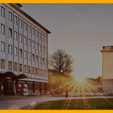 HHL Campus Leipzig during Sunset