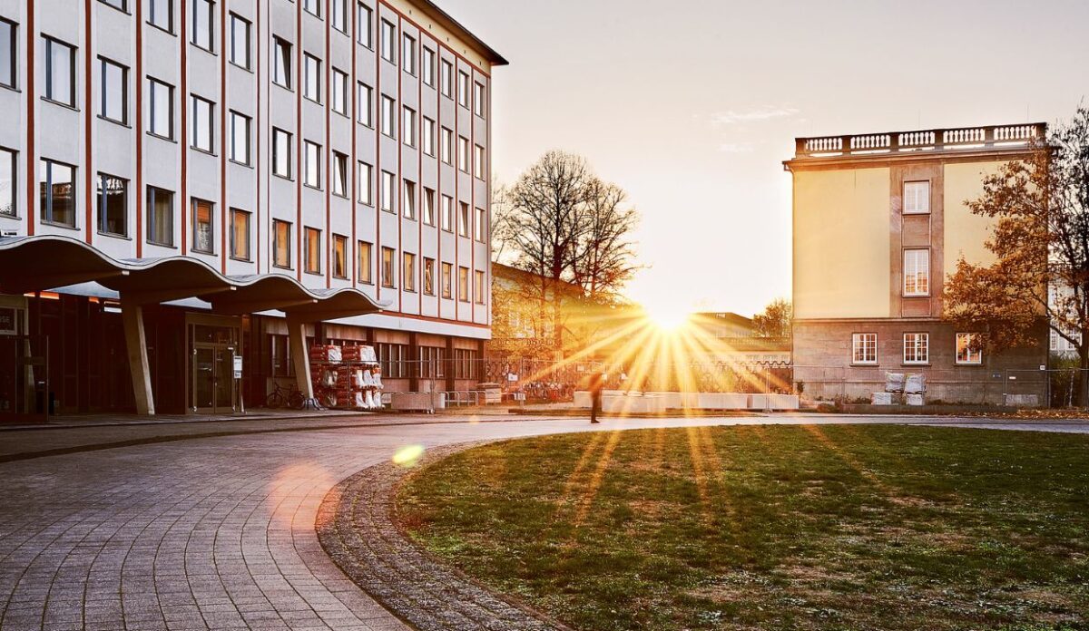 HHL Campus during Sunset