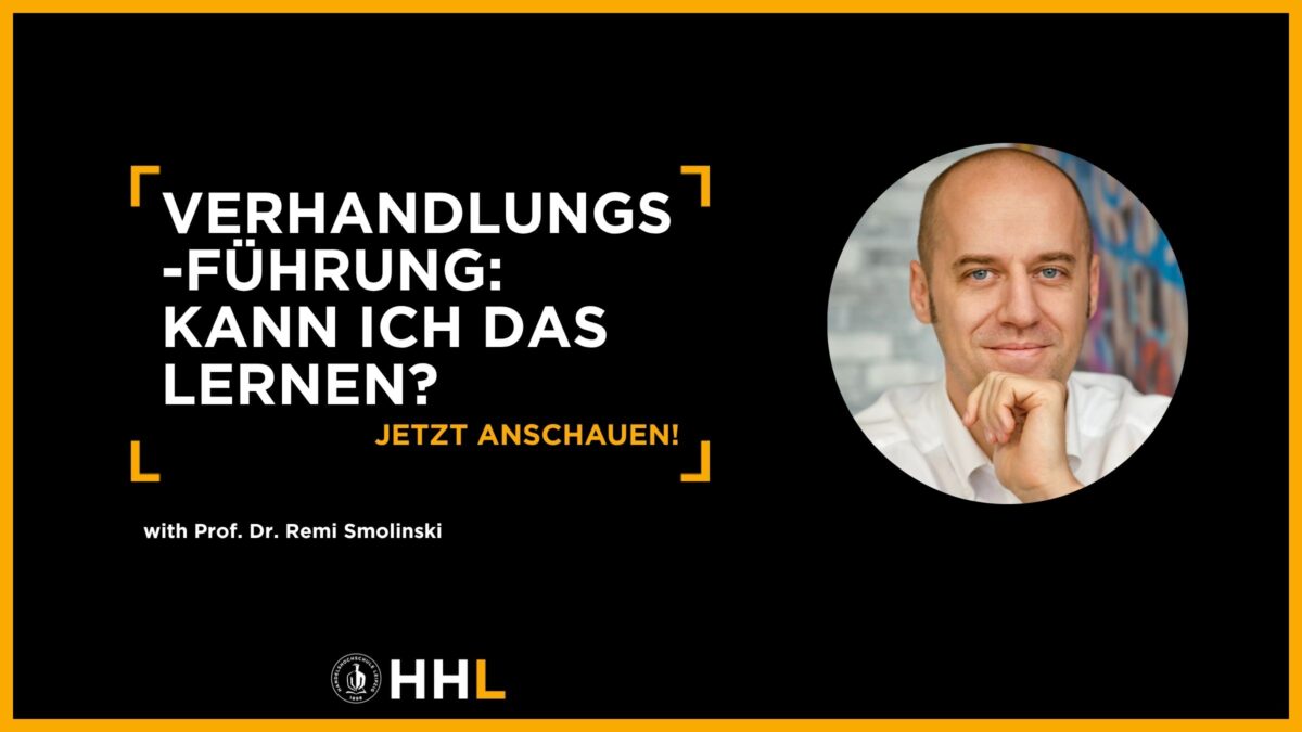Verhandlungsführung: Kann ich das lernen? Jetzt Video abspielen