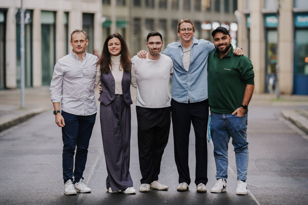 HHL Digital Space Team posing together during the HHL Digital Space Launch Day.