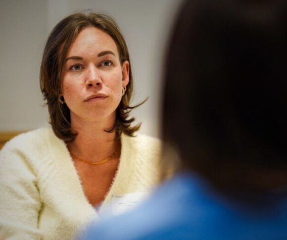 frau aus Workshop Gründerinnen Initiative