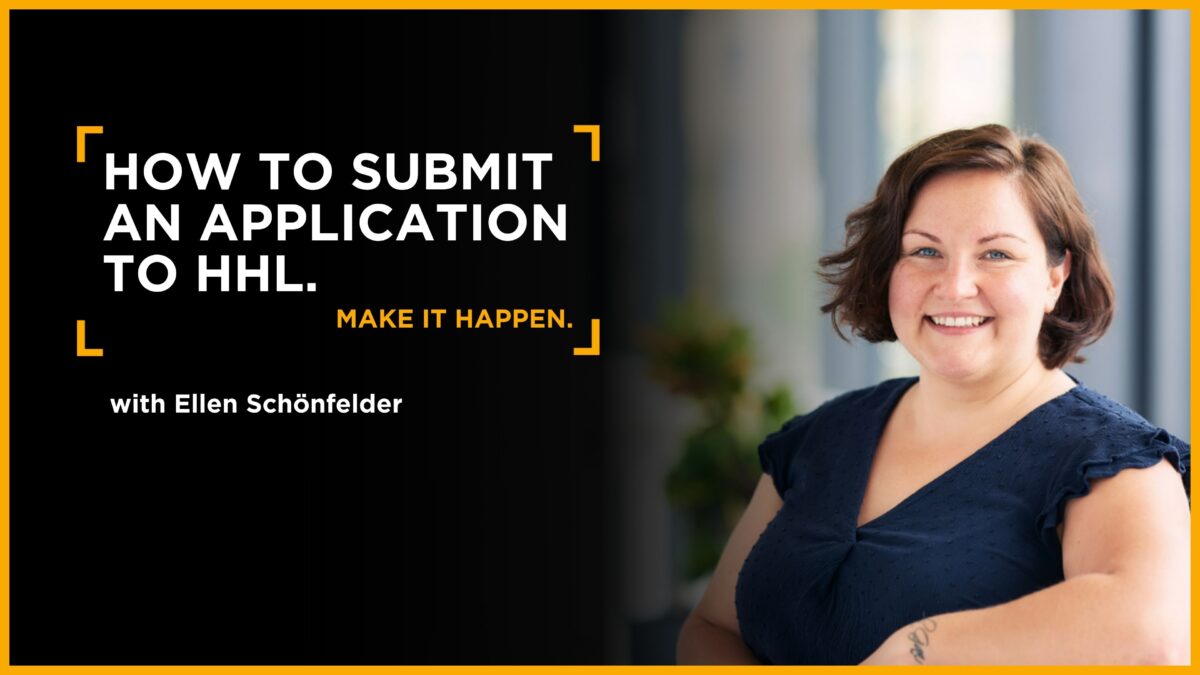 Thumbnail for the Video: How to submit an application to HHL.
