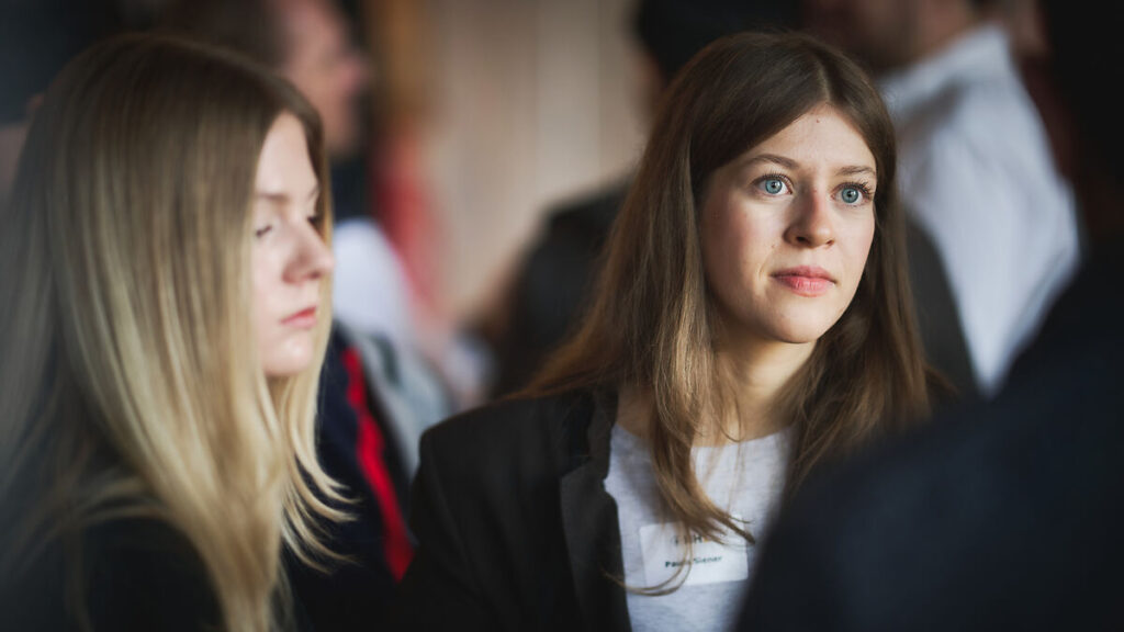 Two female Participants at HHL Career Day.