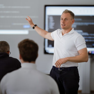 Dr. Maurice Steinhoff im AI Startup Builder Terminal 01.