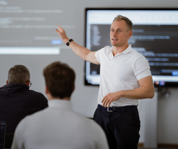 Dr. Maurice Steinhoff im AI Startup Builder Terminal 01.