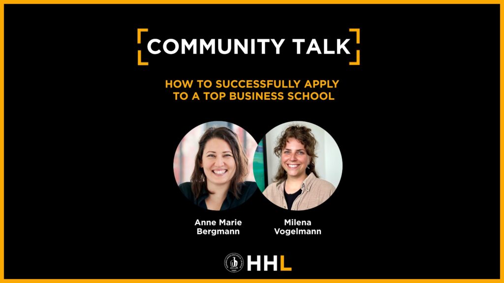 Thumbnail for the Webinar How to Apply Successfully at HHL